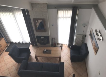 Strandslag Albatros 311 - Wohnzimmer mit Kamin