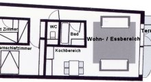 Grundriss Ferienwohnung 109
