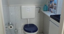 Strandperle mit 2 Toiletten