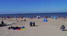 Strandslag Julianadorp am Strand