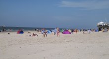 Strand im Sommer in Julianadorp aan Zee